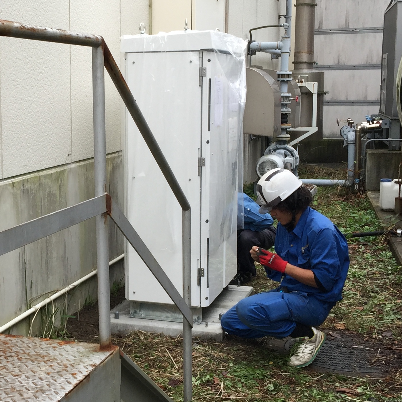 産業用リチウムイオン蓄電池設置